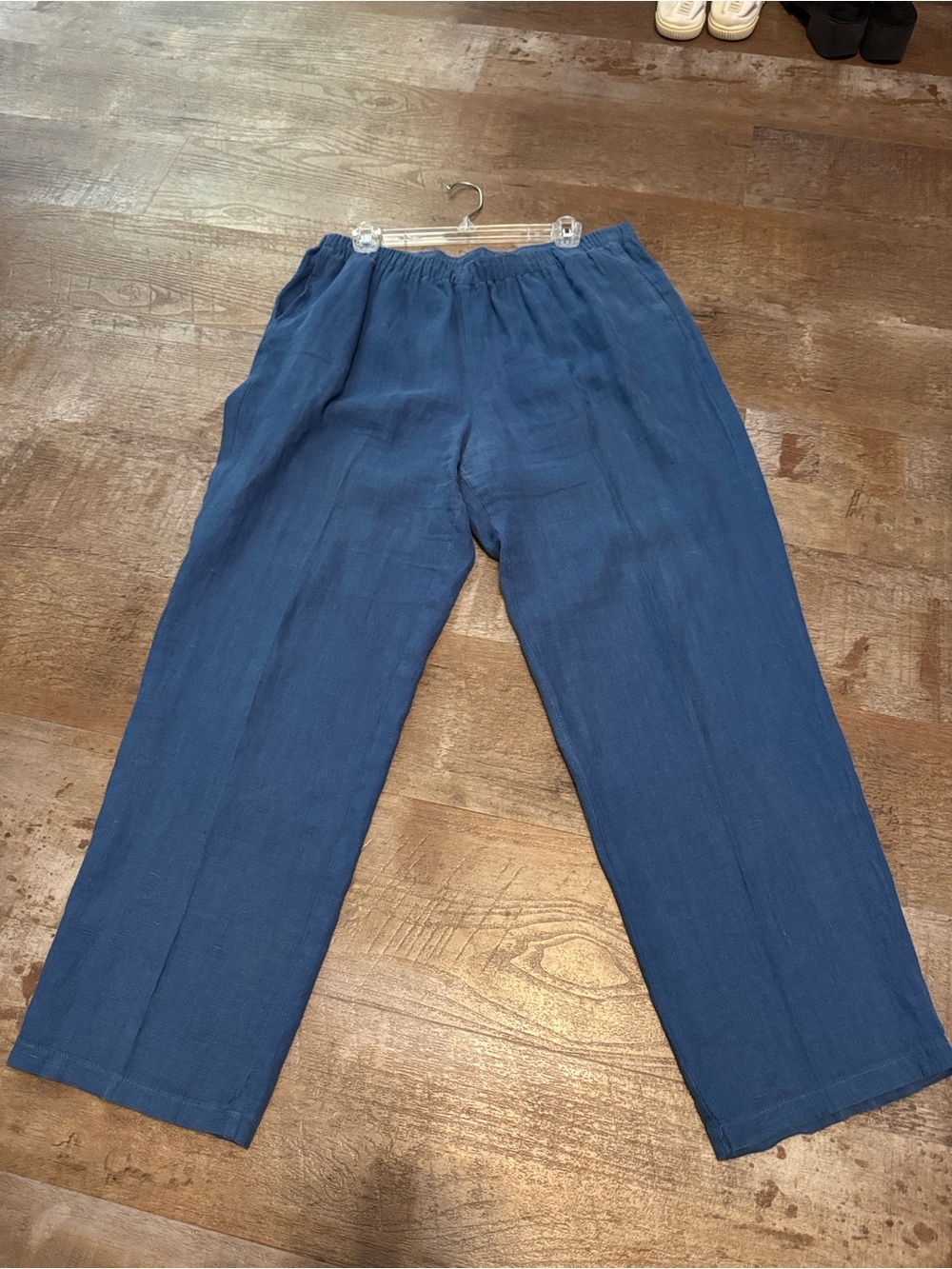Eileen Fisher Wide Leg Pants in Deep Blue